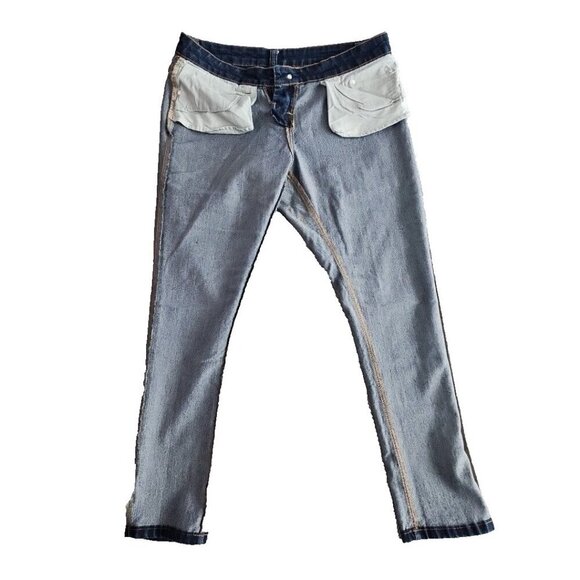 Dots Jeans Women's Size 12 Regular (W34xL28) Tapered Leg Stretch Dark Wash Blue - Picture 5 of 16